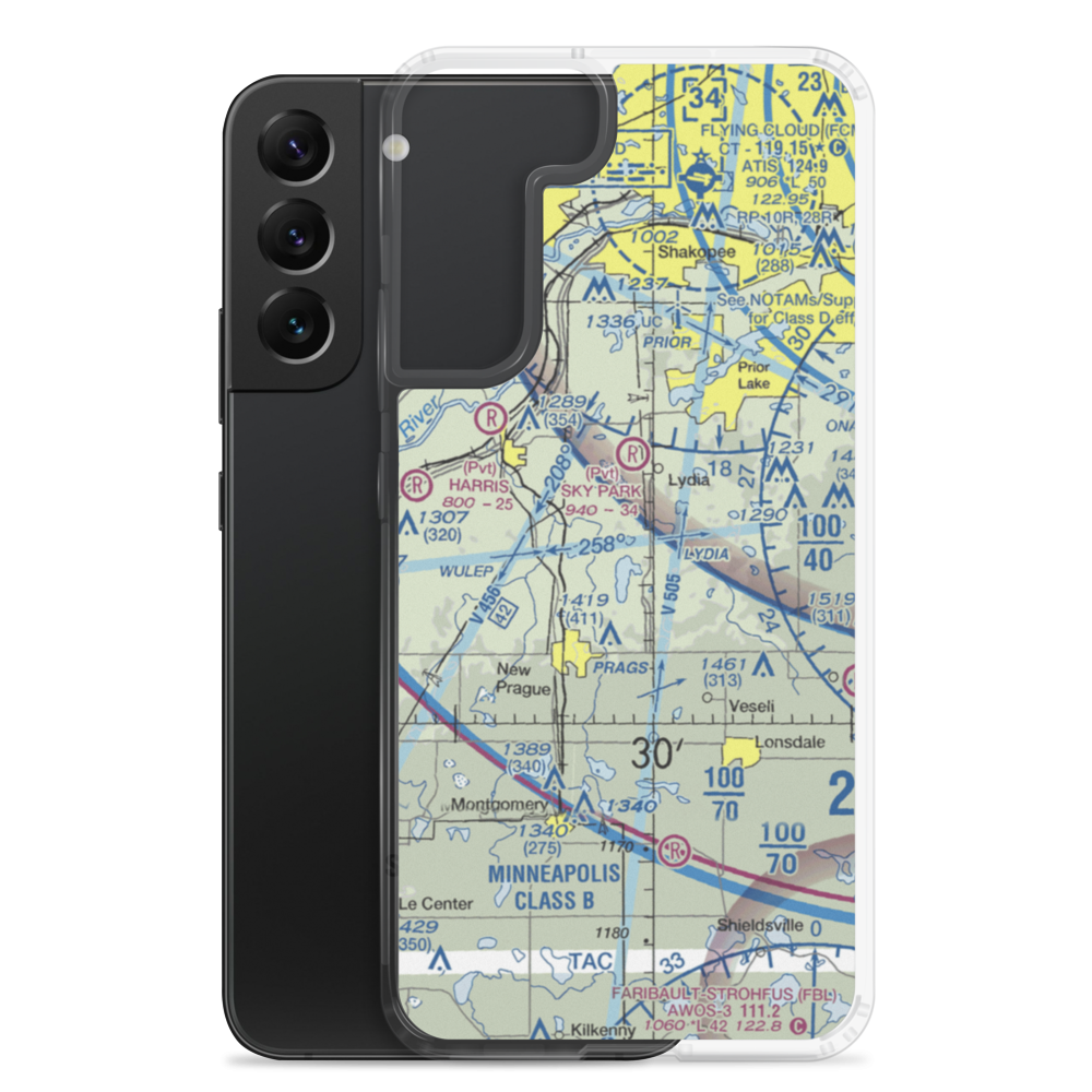 Loon Lane Seaplane Base (70MY) VFR Sectional Samsung Case Samsung Galaxy S22 Plus model shown