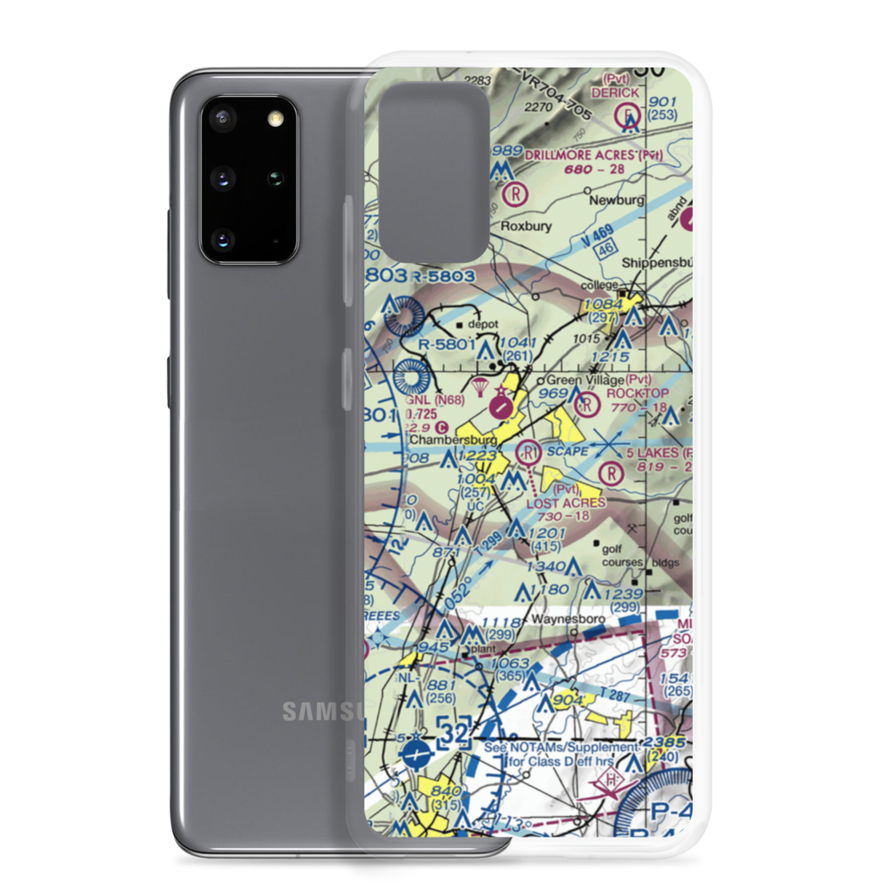 Lost Acres Airport (8PN0) VFR Sectional Samsung Case Samsung Galaxy S20 Plus model shown