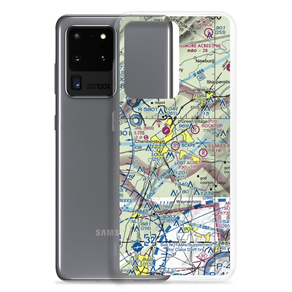 Lost Acres Airport (8PN0) VFR Sectional Samsung Case Samsung Galaxy S20 Ultra model shown