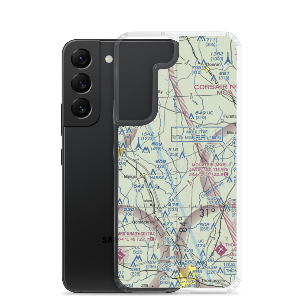 Lost Creek Farms Airport (US-0084) VFR Sectional Samsung Case Samsung Galaxy S22 model shown
