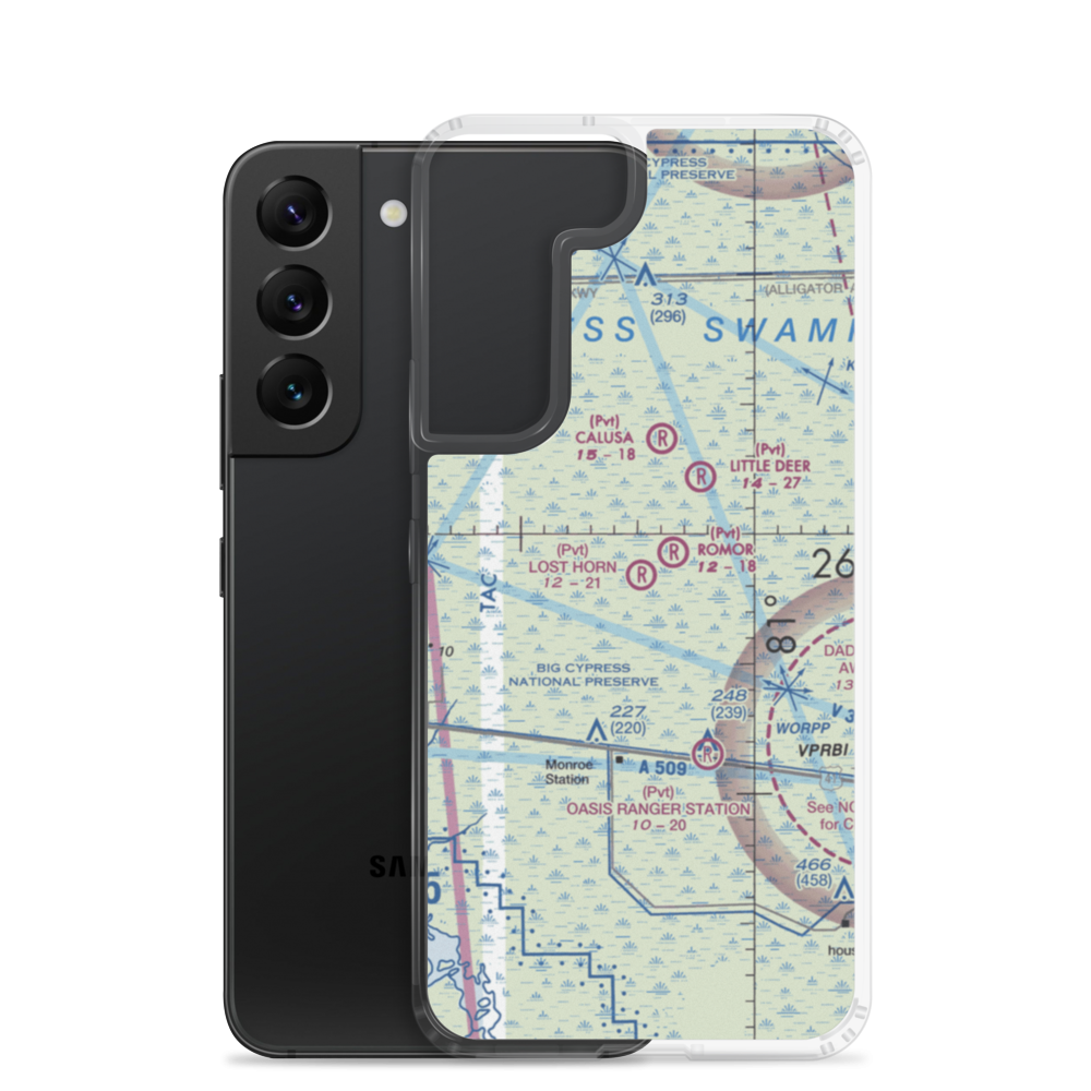 Lost Horn Ranch Airport (FA80) VFR Sectional Samsung Case Samsung Galaxy S22 model shown