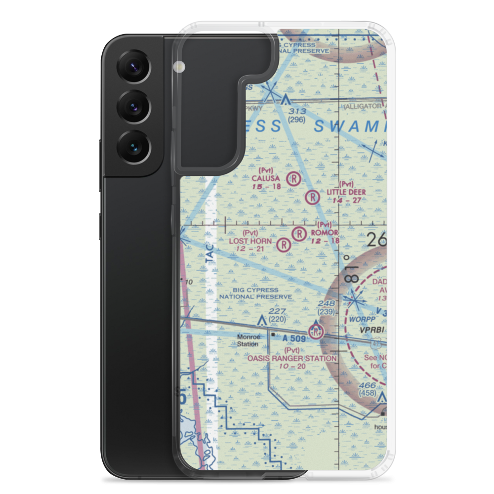 Lost Horn Ranch Airport (FA80) VFR Sectional Samsung Case Samsung Galaxy S22 Plus model shown