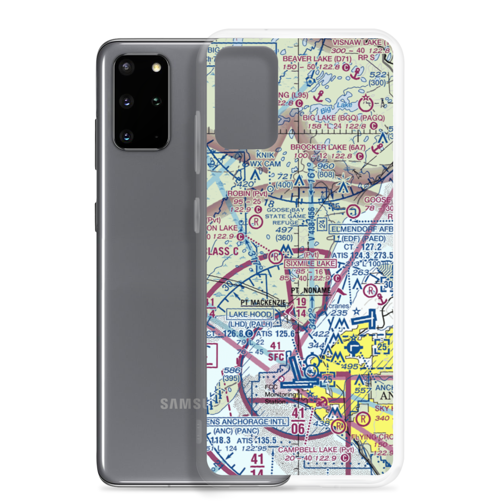 Lost Lake SPB Seaplane Base (57AK) VFR Sectional Samsung Case Samsung Galaxy S20 Plus model shown