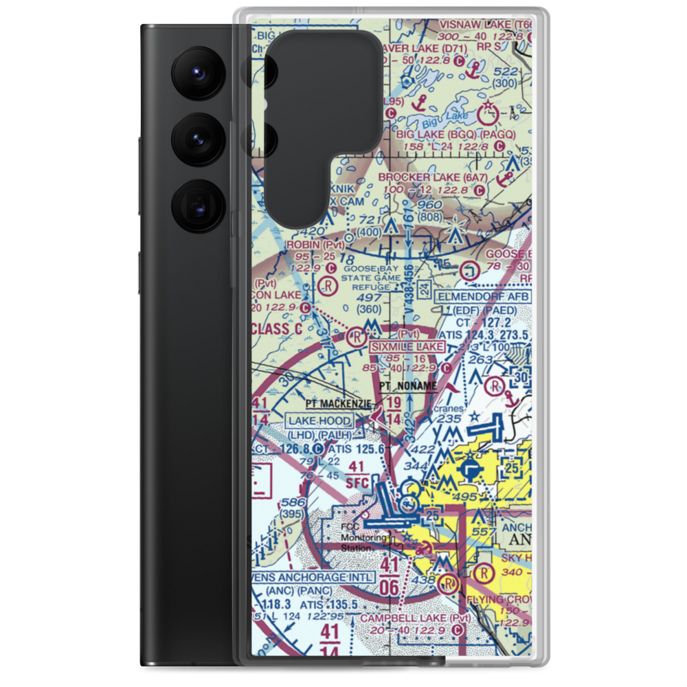 Lost Lake SPB Seaplane Base (57AK) VFR Sectional Samsung Case Samsung Galaxy S22 Ultra model shown