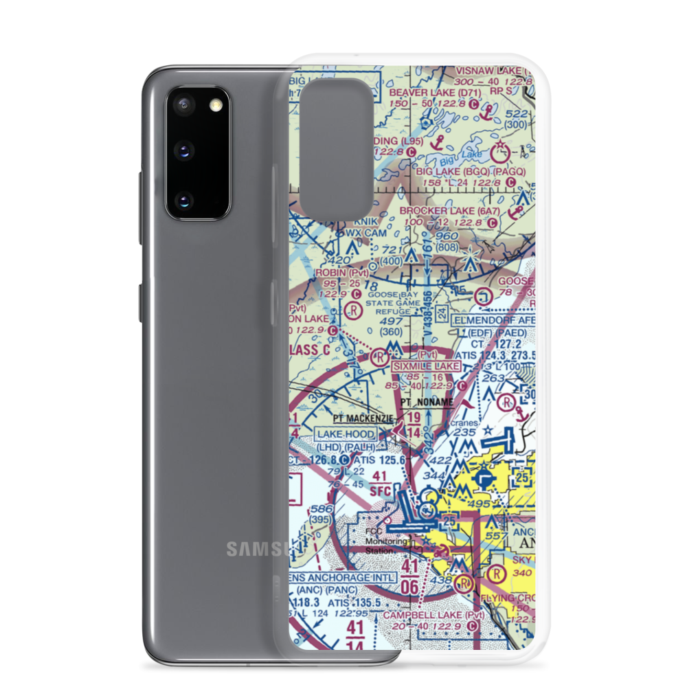 Lost Lake SPB Seaplane Base (57AK) VFR Sectional Samsung Case Samsung Galaxy S20 model shown