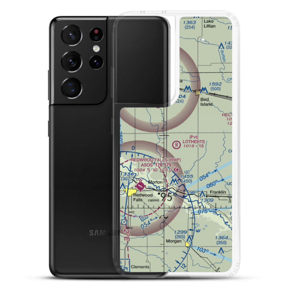 Lothert's Farm Strip (56MN) VFR Sectional Samsung Case Samsung Galaxy S21 Ultra model shown
