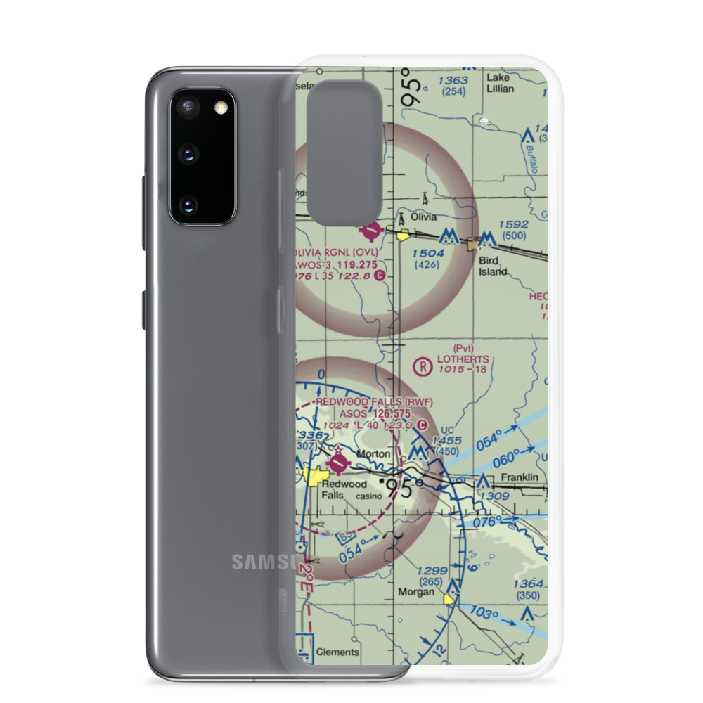 Lothert's Farm Strip (56MN) VFR Sectional Samsung Case Samsung Galaxy S20 model shown