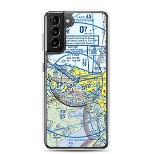 Louis Armstrong New Orleans International Airport (MSY) VFR Sectional Samsung Case