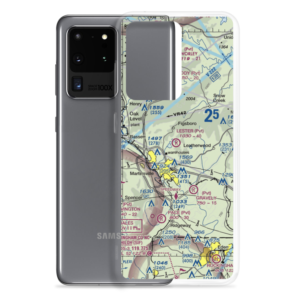 Loury Lester Airpark (6VA2) VFR Sectional Samsung Case Samsung Galaxy S20 Ultra model shown