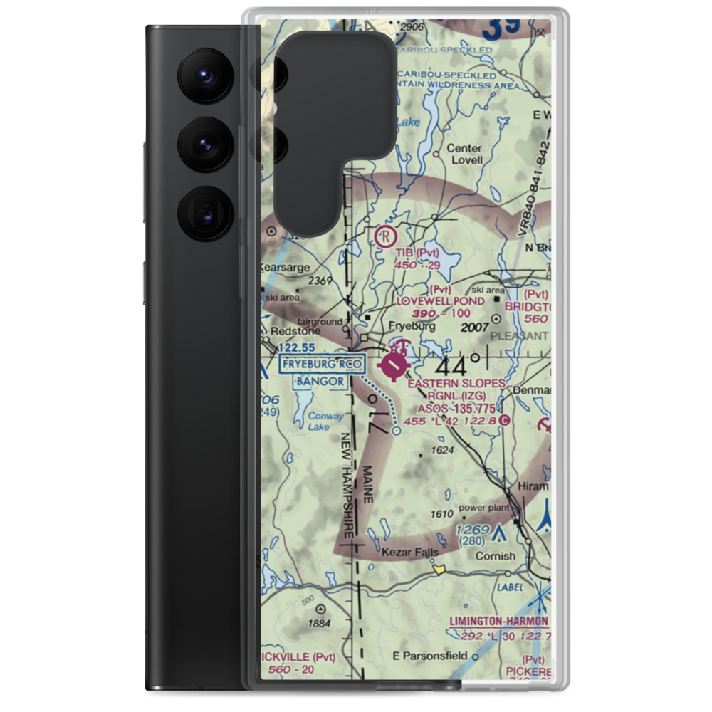 Lovewell Pond Seaplane Base (4ME4) VFR Sectional Samsung Case Samsung Galaxy S22 Ultra model shown