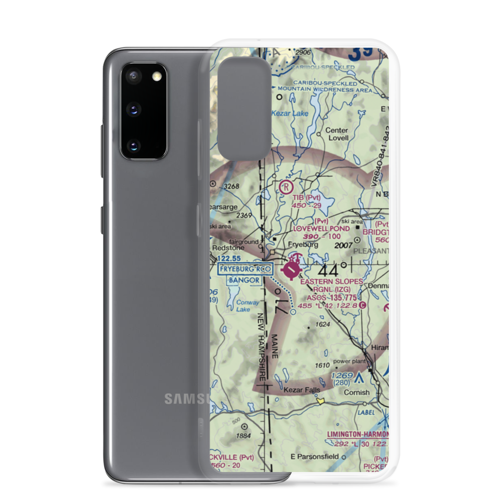 Lovewell Pond Seaplane Base (4ME4) VFR Sectional Samsung Case Samsung Galaxy S20 model shown