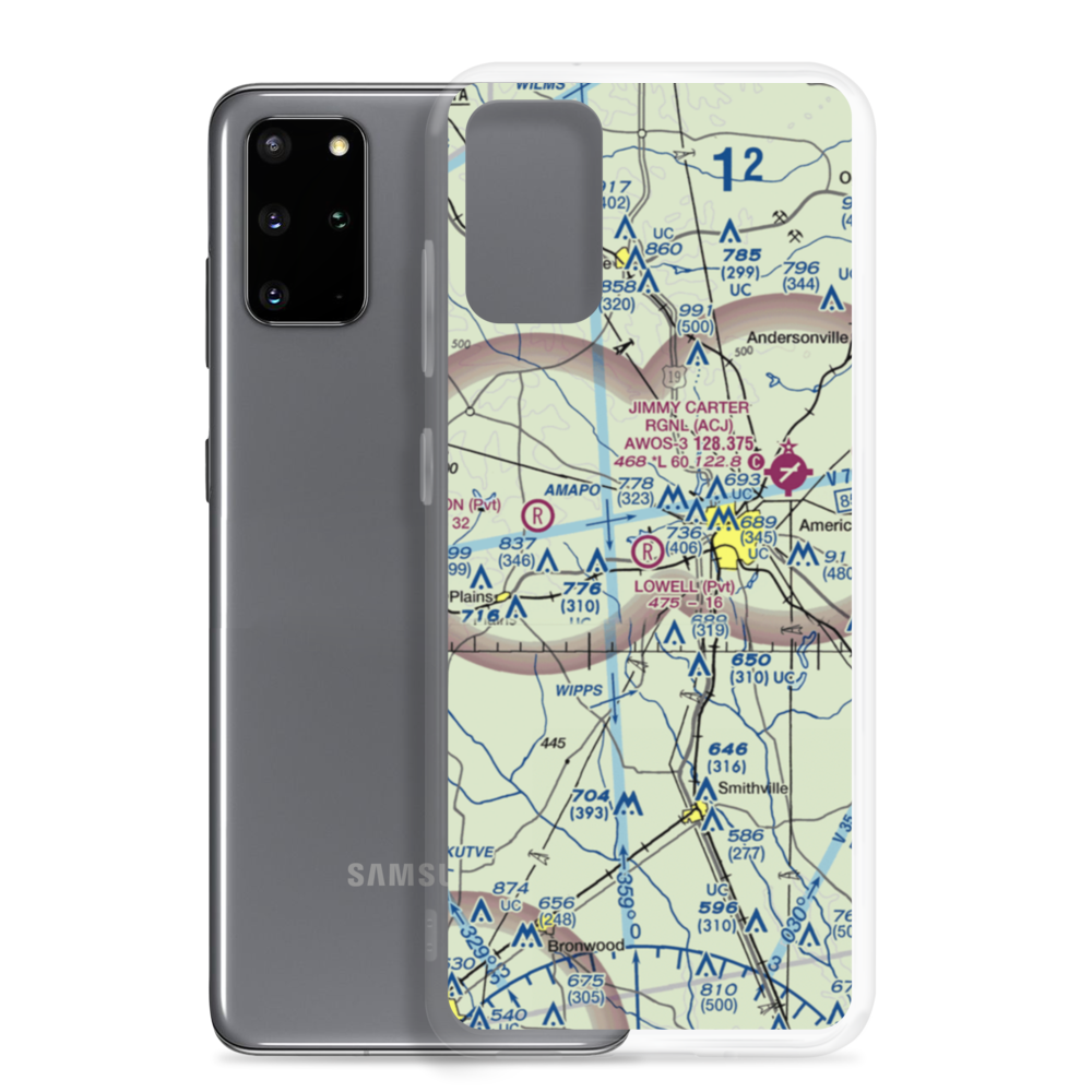 Lowell Field (9GA5) VFR Sectional Samsung Case Samsung Galaxy S20 Plus model shown