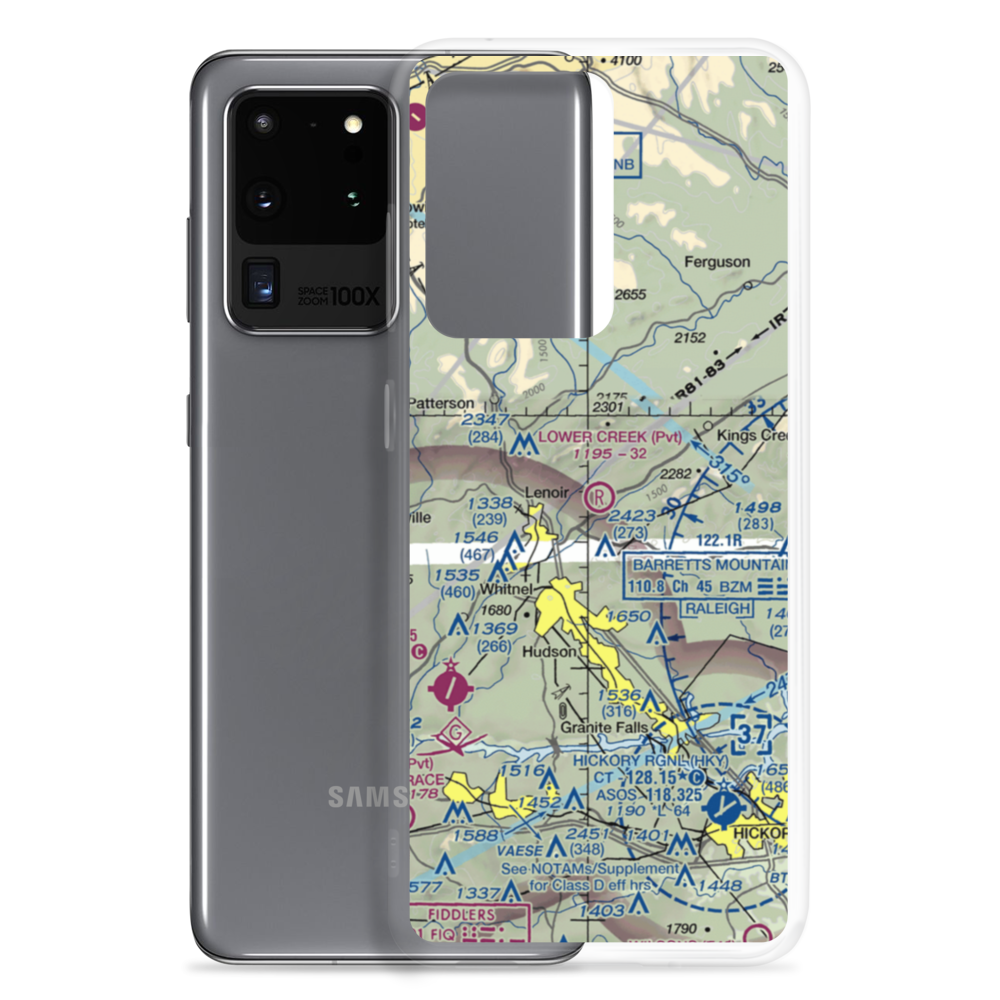 Lower Creek Airport (NC27) VFR Sectional Samsung Case Samsung Galaxy S20 Ultra model shown