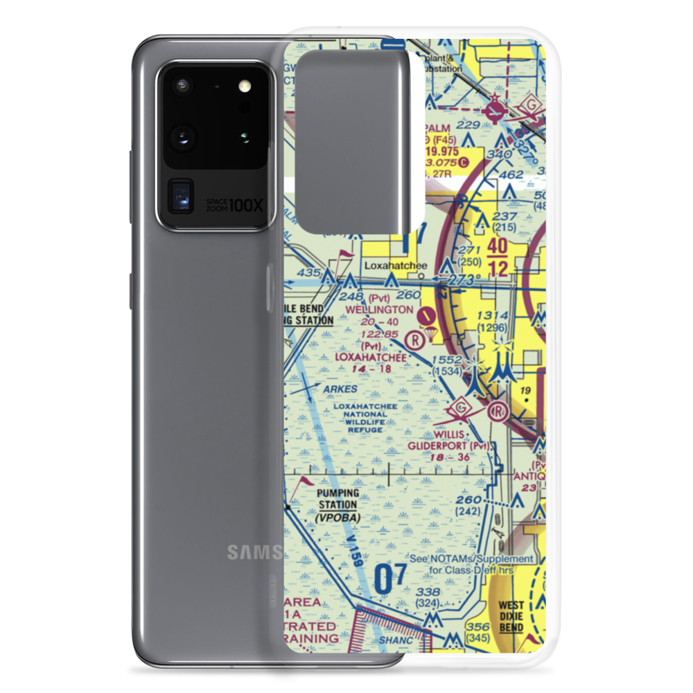 Loxahatchee Airport (7FD6) VFR Sectional Samsung Case Samsung Galaxy S20 Ultra model shown