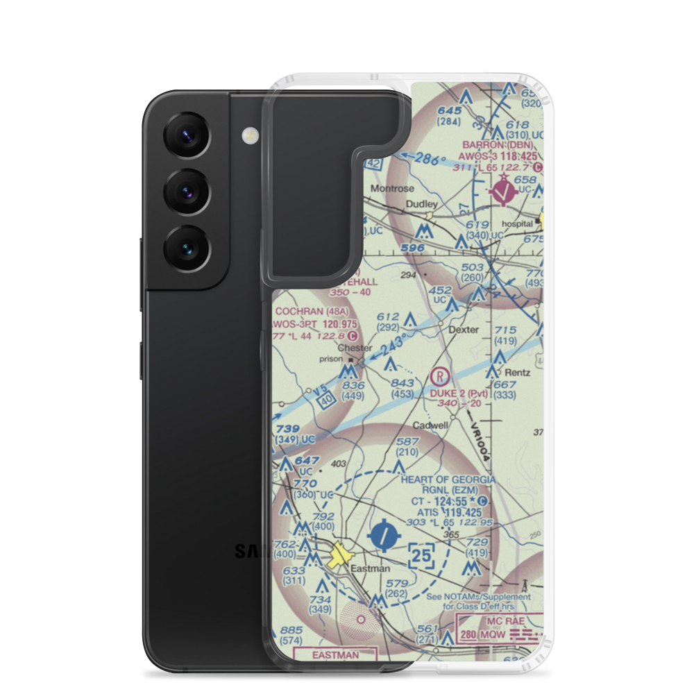 Lt Landing Airport (23GE) VFR Sectional Samsung Case Samsung Galaxy S22 model shown