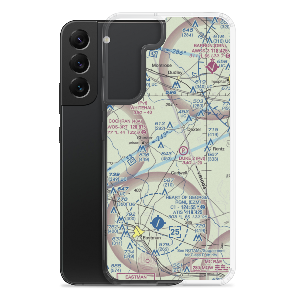 Lt Landing Airport (23GE) VFR Sectional Samsung Case Samsung Galaxy S22 Plus model shown