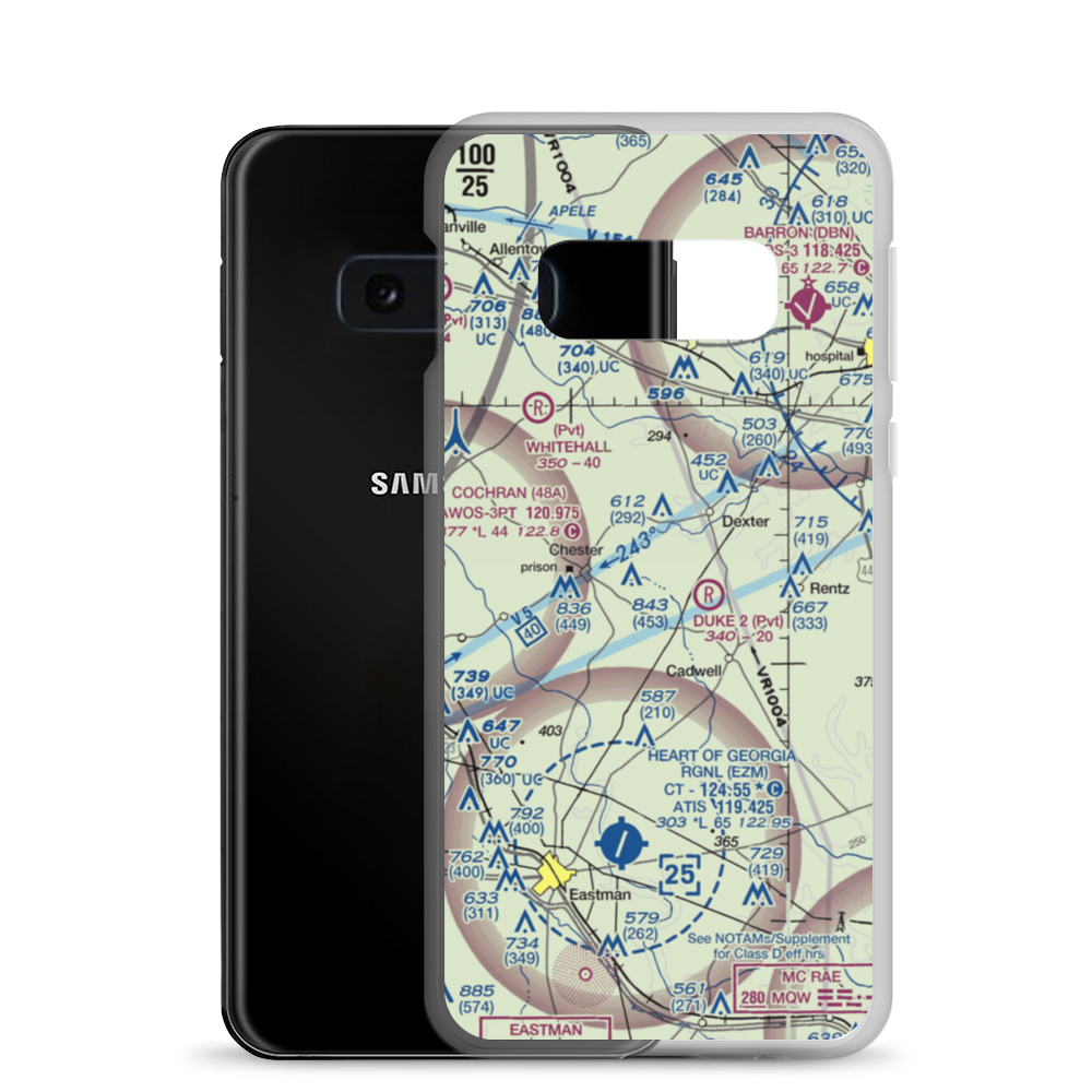 Lt Landing Airport (23GE) VFR Sectional Samsung Case Samsung Galaxy S10e model shown