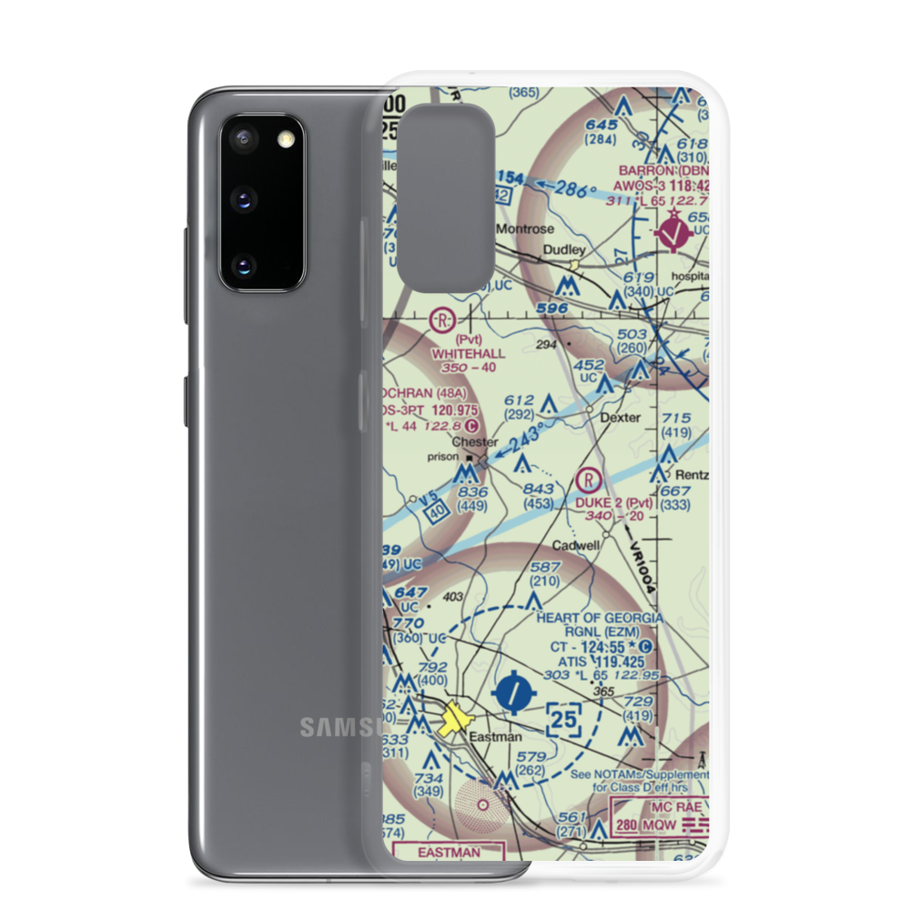 Lt Landing Airport (23GE) VFR Sectional Samsung Case Samsung Galaxy S20 model shown