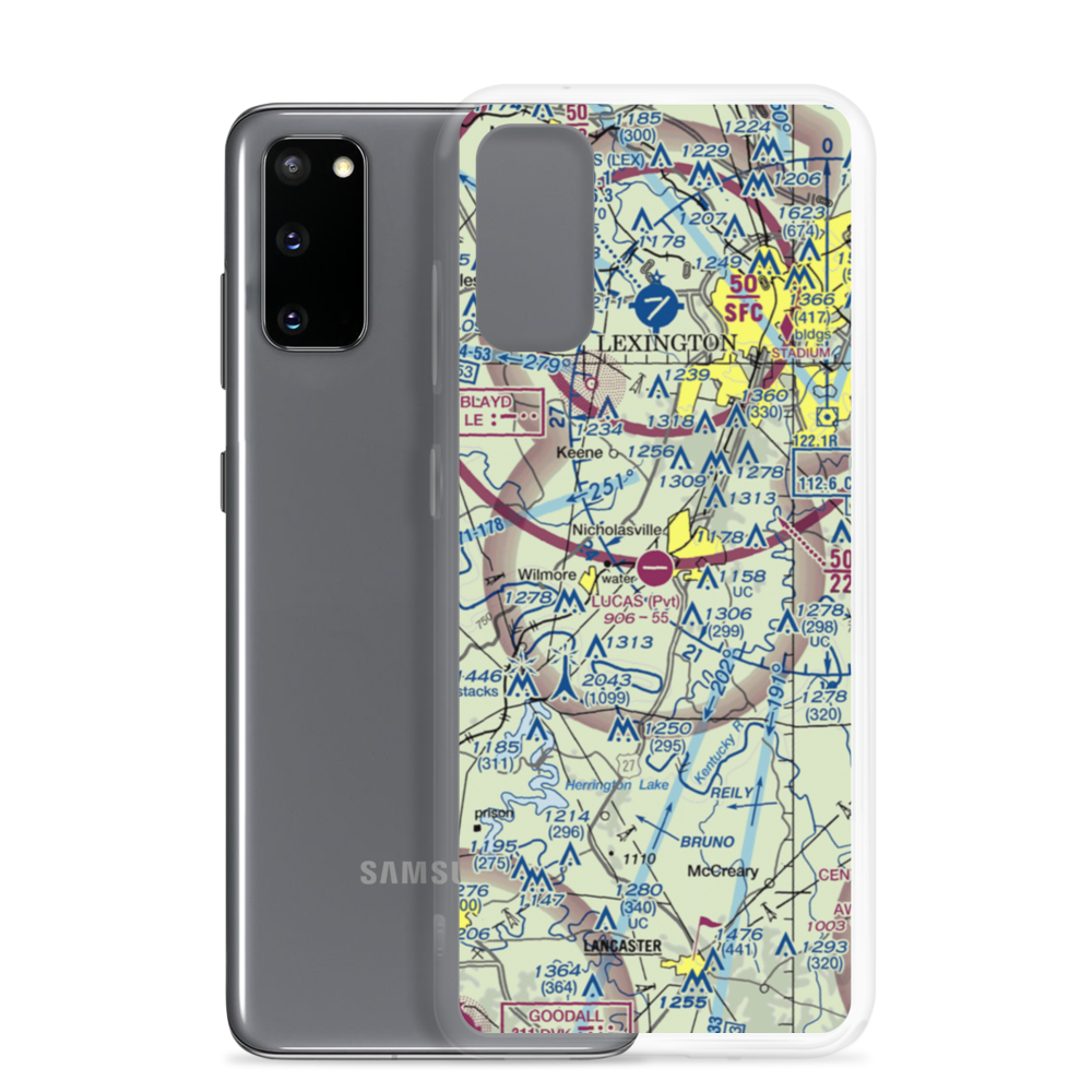 Lucas Field (79KY) VFR Sectional Samsung Case Samsung Galaxy S20 model shown