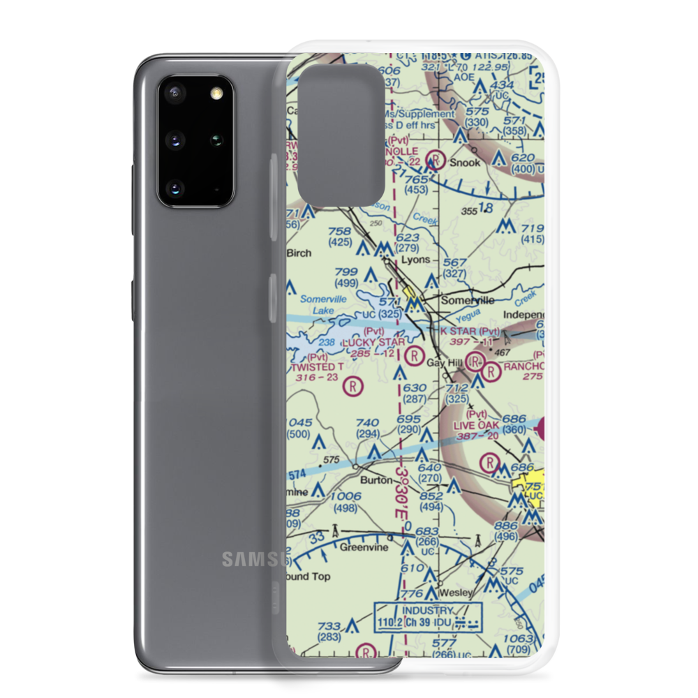 Lucky Star Ranch Airport (TX04) VFR Sectional Samsung Case Samsung Galaxy S20 Plus model shown