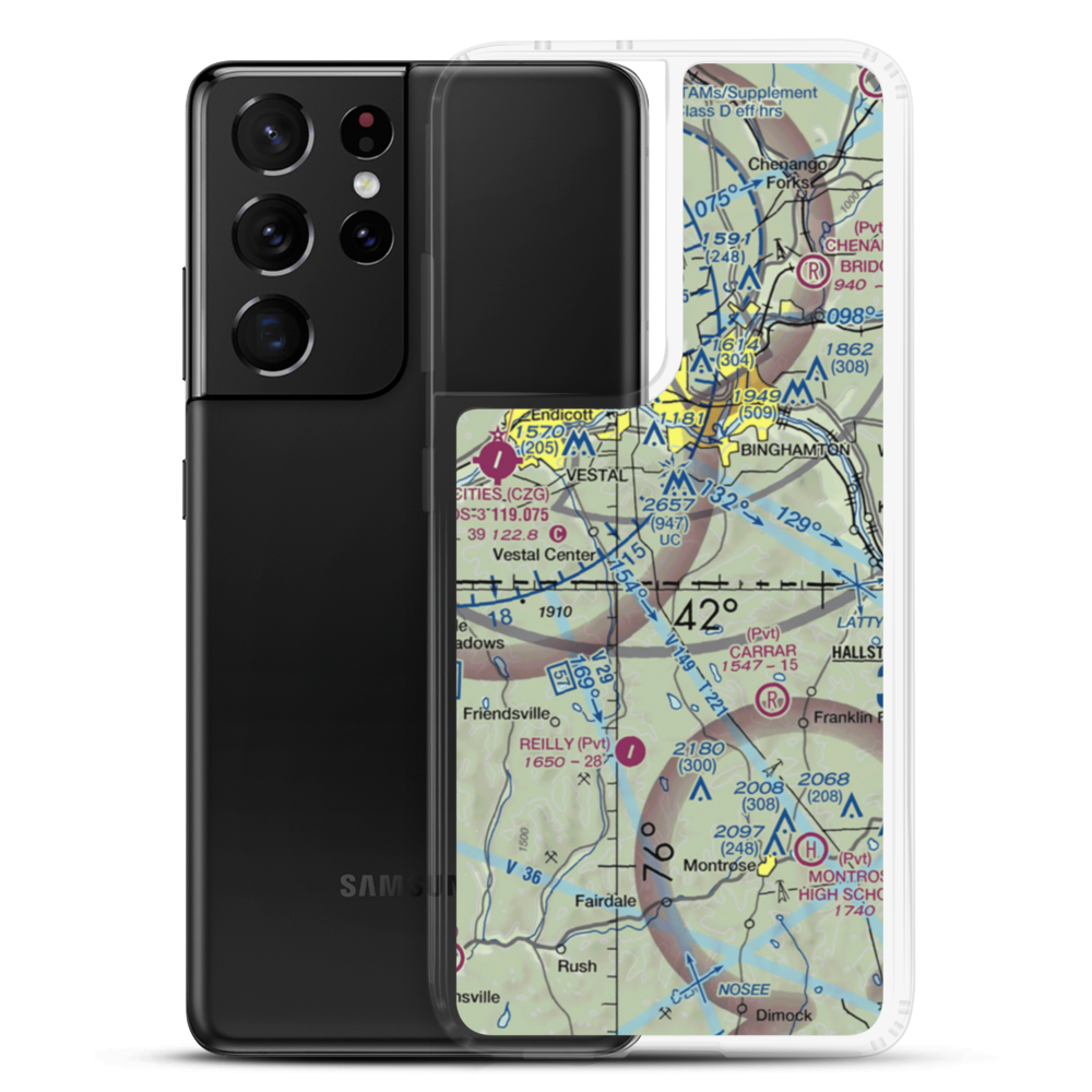 Luke Airport (3NY5) VFR Sectional Samsung Case Samsung Galaxy S21 Ultra model shown