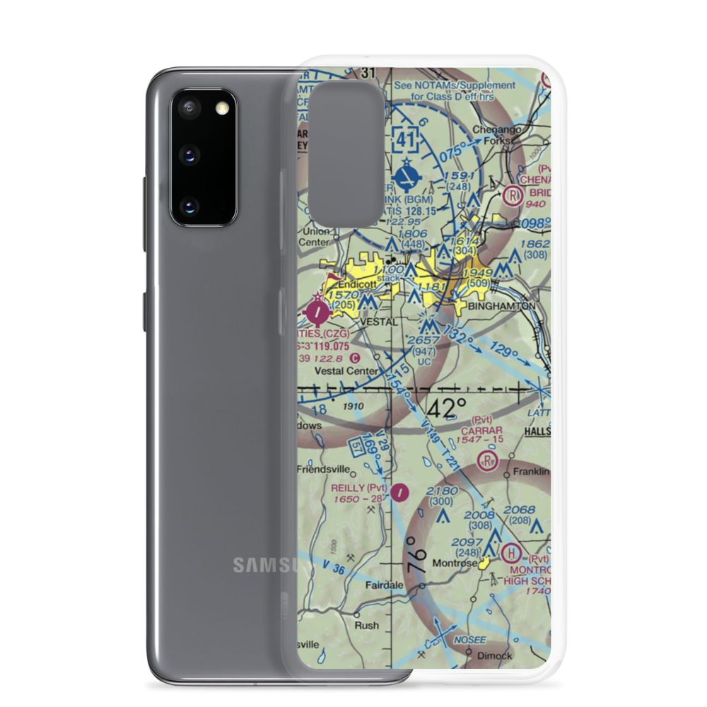 Luke Airport (3NY5) VFR Sectional Samsung Case Samsung Galaxy S20 model shown