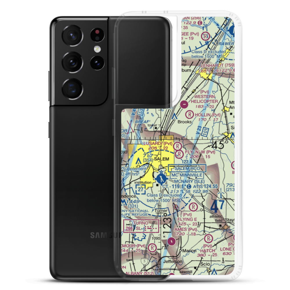 Lusardi Field (4OR7) VFR Sectional Samsung Case Samsung Galaxy S21 Ultra model shown