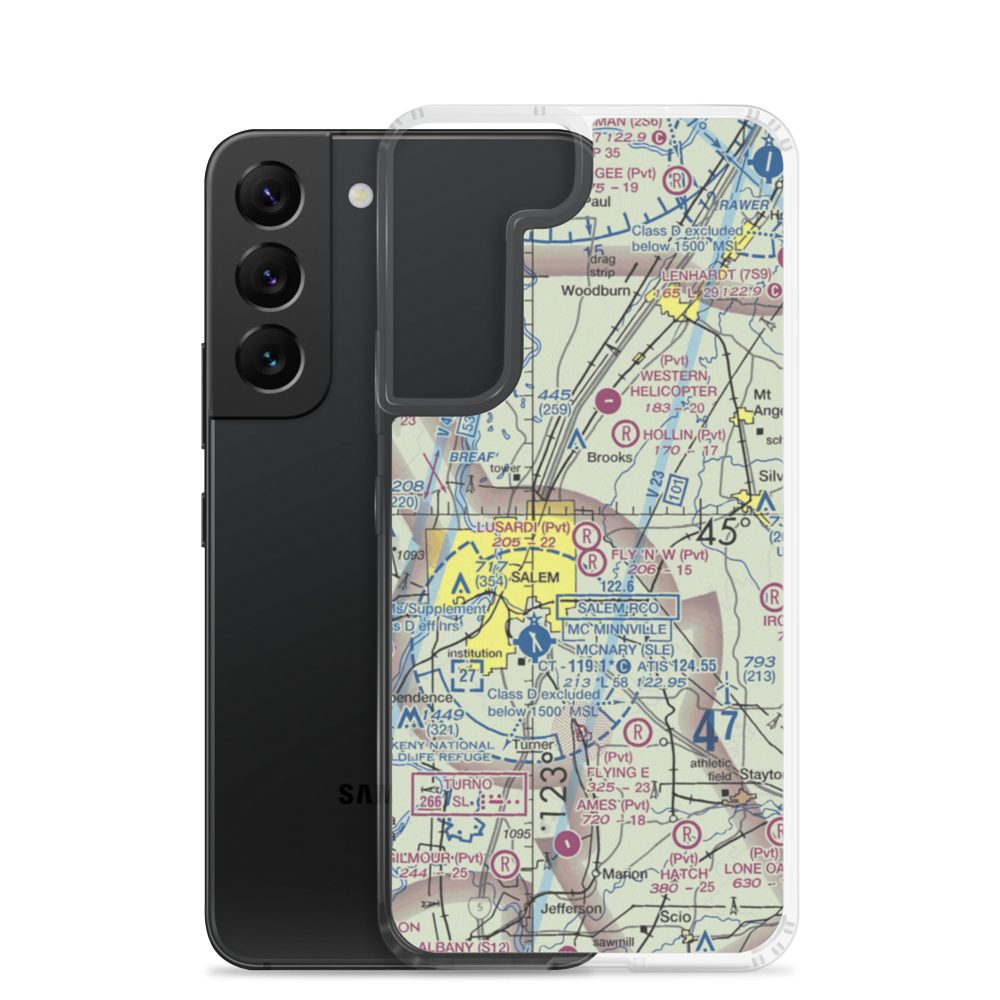 Lusardi Field (4OR7) VFR Sectional Samsung Case Samsung Galaxy S22 model shown