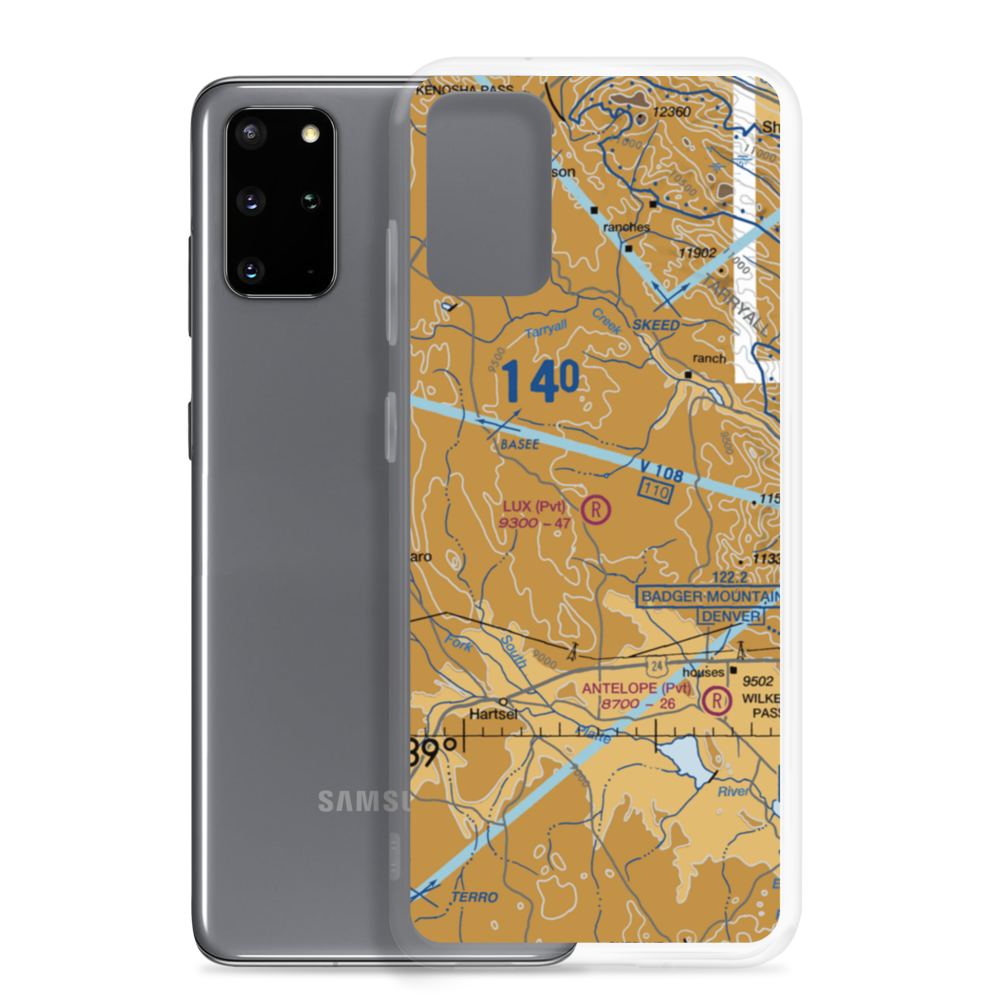 Lux Field (25CD) VFR Sectional Samsung Case Samsung Galaxy S20 Plus model shown