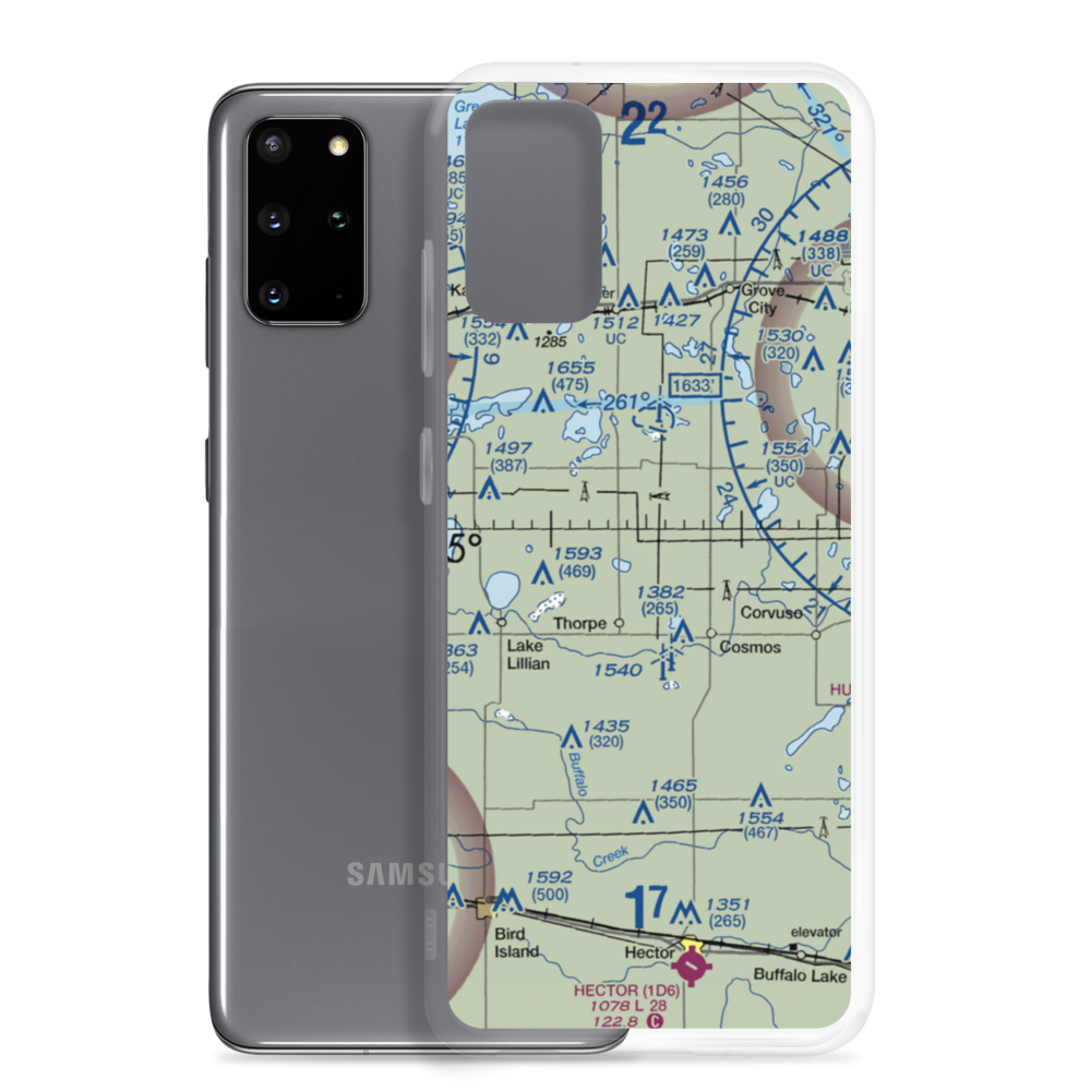 Lux Strip (MN28) VFR Sectional Samsung Case Samsung Galaxy S20 Plus model shown