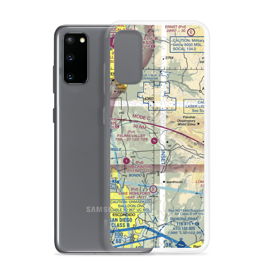 Lyall-Roberts Airport (37CL) VFR Sectional Samsung Case Samsung Galaxy S20 model shown