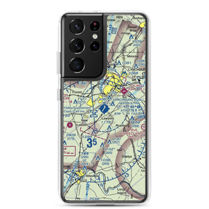 Lynchburg Regional Preston Glenn Field (LYH) VFR Sectional Samsung Case