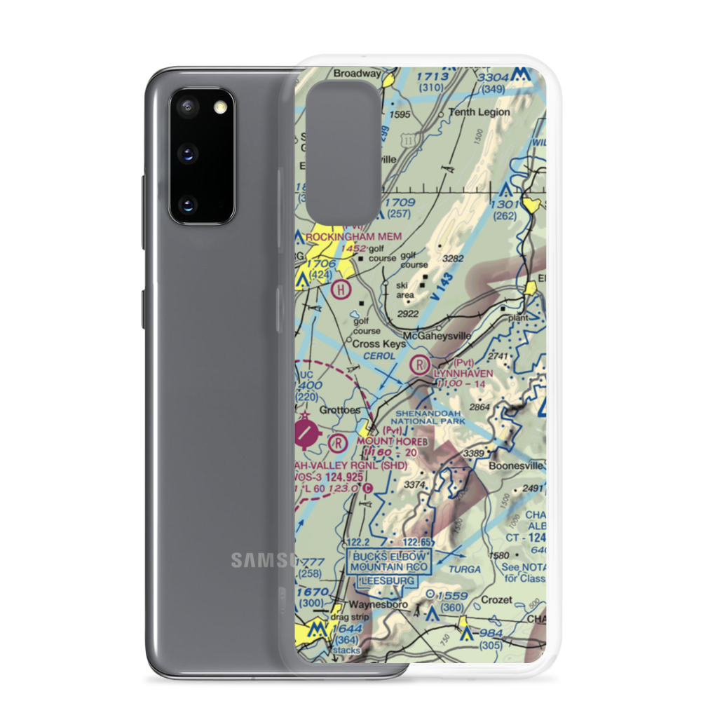Lynnhaven Field (VA49) VFR Sectional Samsung Case Samsung Galaxy S20 model shown