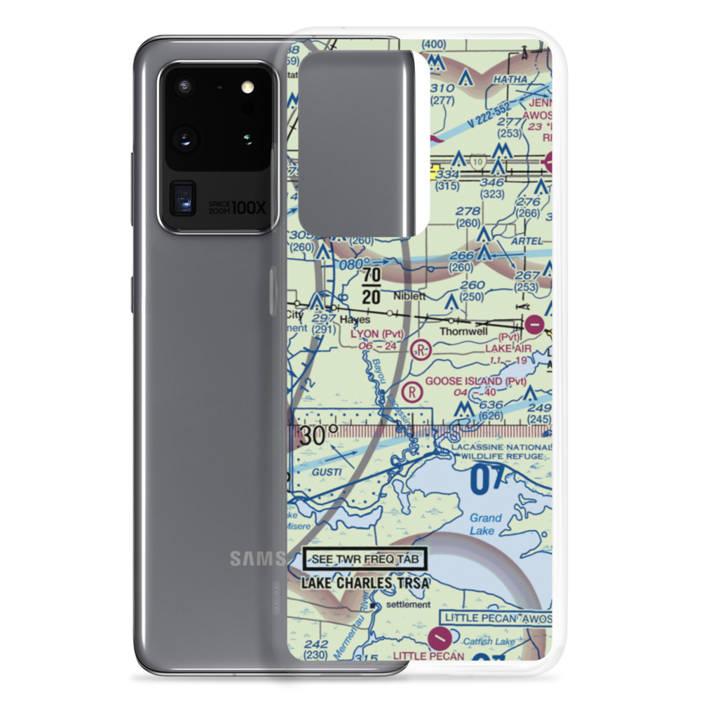 Lyon Airport (LS14) VFR Sectional Samsung Case Samsung Galaxy S20 Ultra model shown
