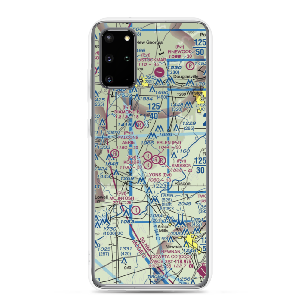 Lyons Landing Airport (5GA2) VFR Sectional Samsung Case Samsung Galaxy S20 Plus model shown