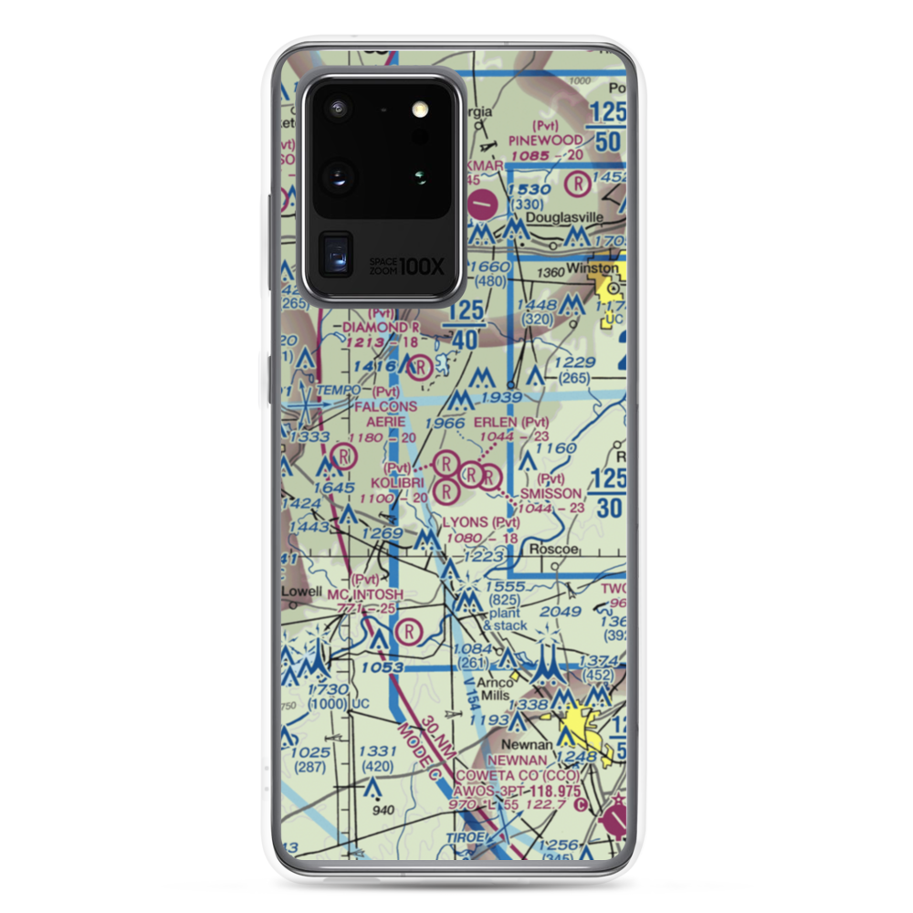 Lyons Landing Airport (5GA2) VFR Sectional Samsung Case Samsung Galaxy S20 Ultra model shown