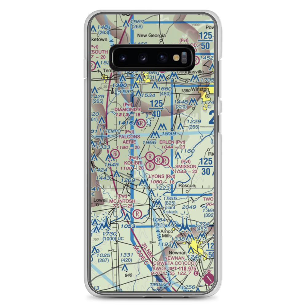 Lyons Landing Airport (5GA2) VFR Sectional Samsung Case Samsung Galaxy S10+ model shown