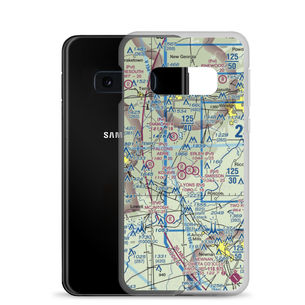 Lyons Landing Airport (5GA2) VFR Sectional Samsung Case Samsung Galaxy S10e model shown