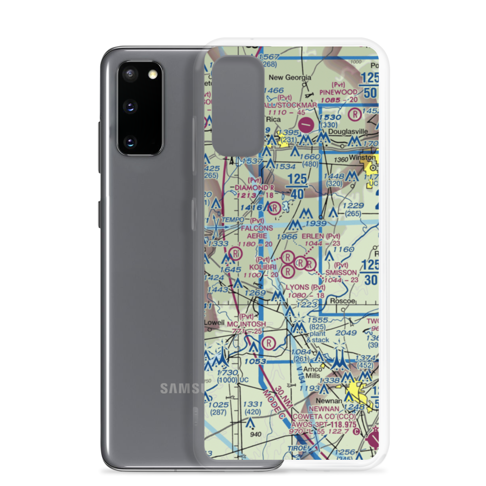 Lyons Landing Airport (5GA2) VFR Sectional Samsung Case Samsung Galaxy S20 model shown
