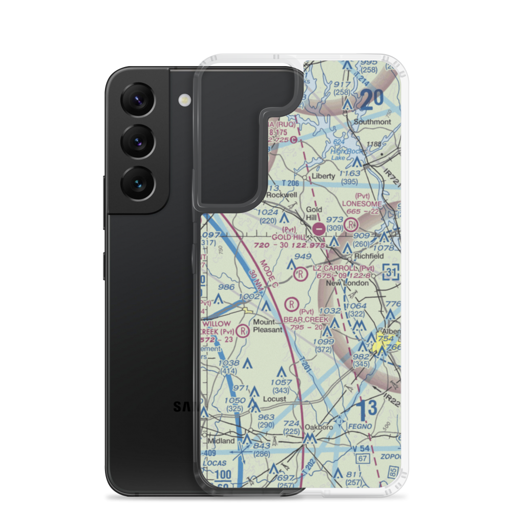 Lz Carroll STOLport (4NC9) VFR Sectional Samsung Case Samsung Galaxy S22 model shown