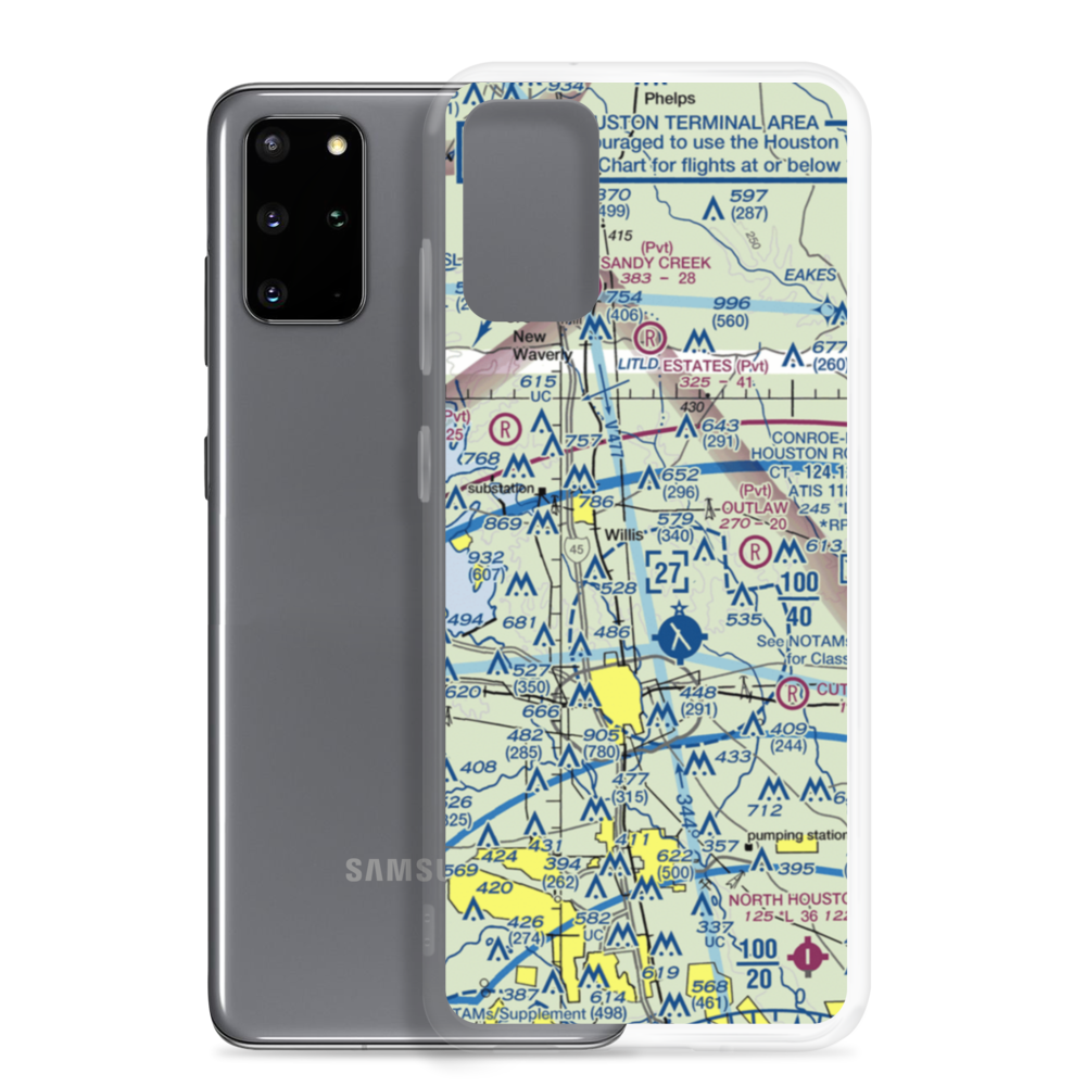 M-4 Airport (32TE) VFR Sectional Samsung Case Samsung Galaxy S20 Plus model shown