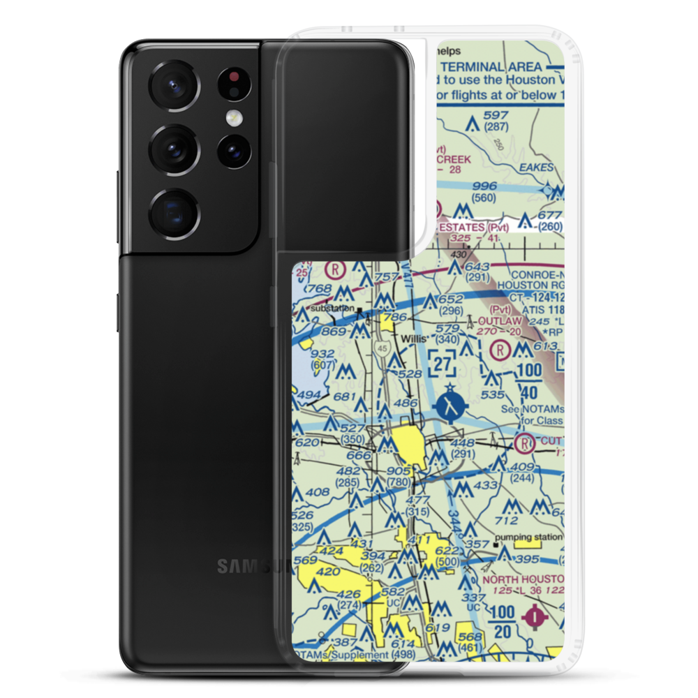 M-4 Airport (32TE) VFR Sectional Samsung Case Samsung Galaxy S21 Ultra model shown