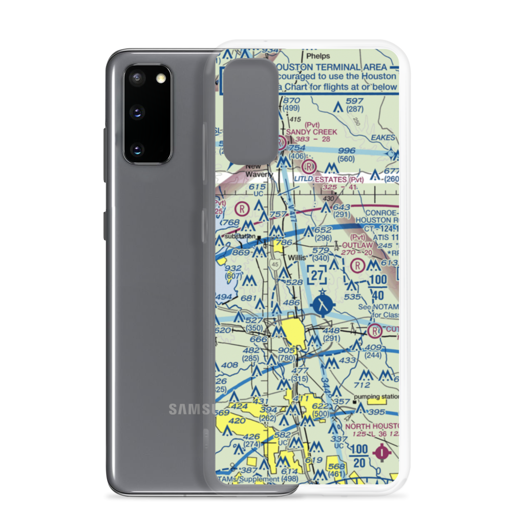 M-4 Airport (32TE) VFR Sectional Samsung Case Samsung Galaxy S20 model shown