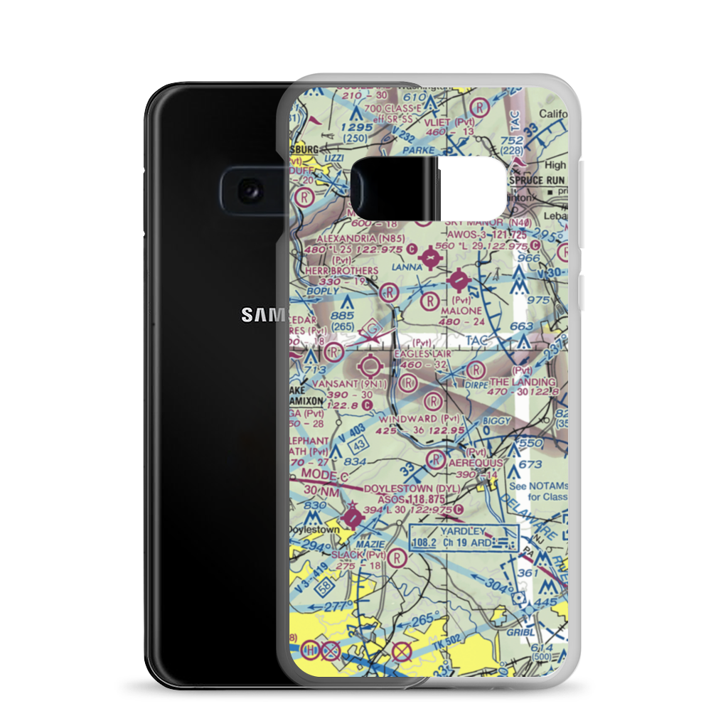 Mabel's Balloonport (JY42) VFR Sectional Samsung Case Samsung Galaxy S10e model shown