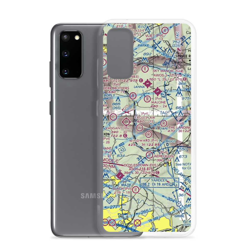 Mabel's Balloonport (JY42) VFR Sectional Samsung Case Samsung Galaxy S20 model shown