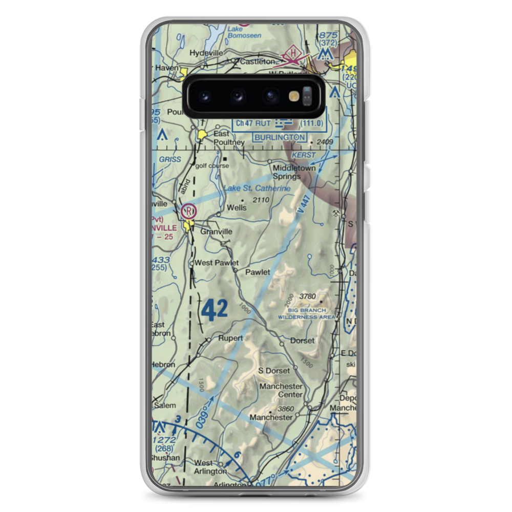 Mach Personal Strip (VT20) VFR Sectional Samsung Case Samsung Galaxy S10+ model shown