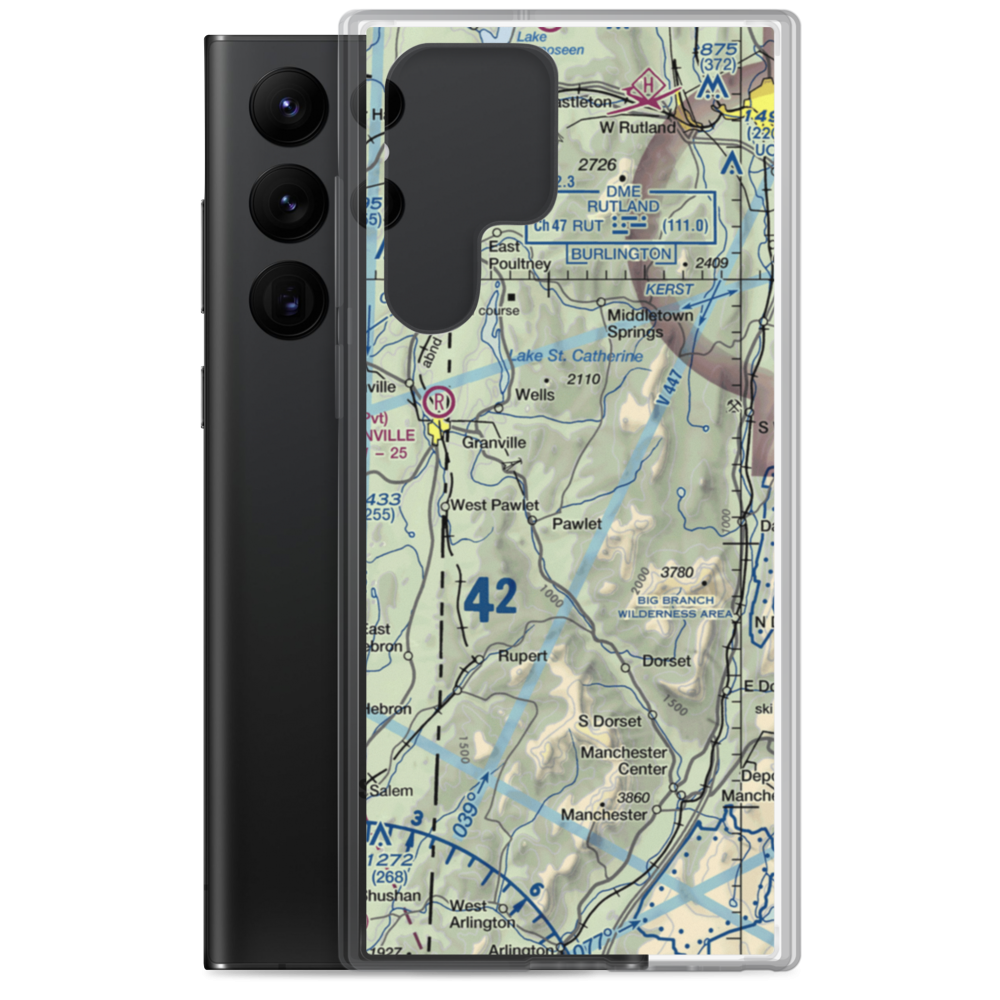 Mach Personal Strip (VT20) VFR Sectional Samsung Case Samsung Galaxy S22 Ultra model shown