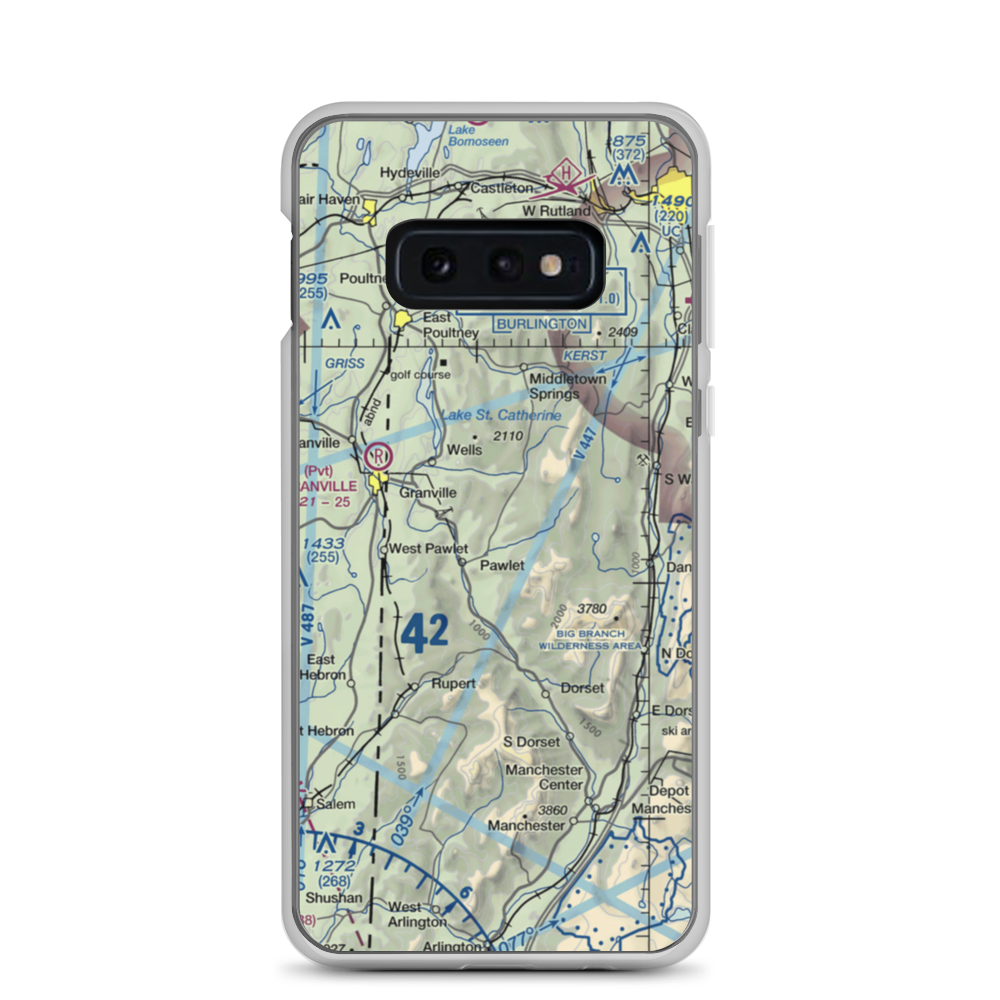 Mach Personal Strip (VT20) VFR Sectional Samsung Case Samsung Galaxy S10e model shown