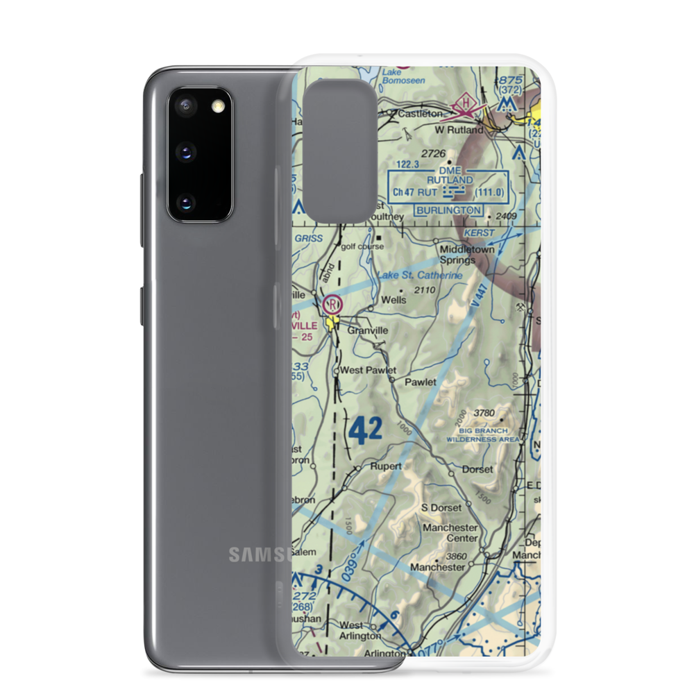 Mach Personal Strip (VT20) VFR Sectional Samsung Case Samsung Galaxy S20 model shown