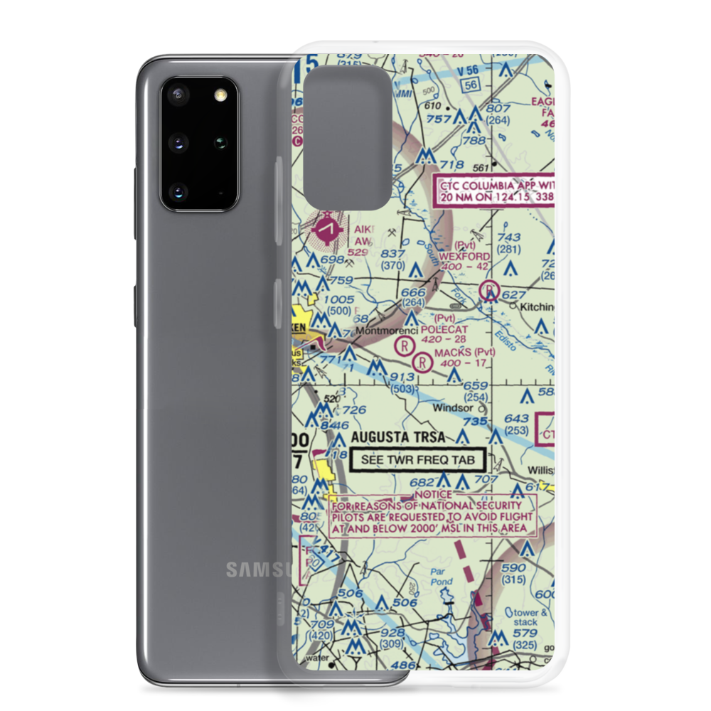 Mack's Patch-Derrick Field (92SC) VFR Sectional Samsung Case Samsung Galaxy S20 Plus model shown